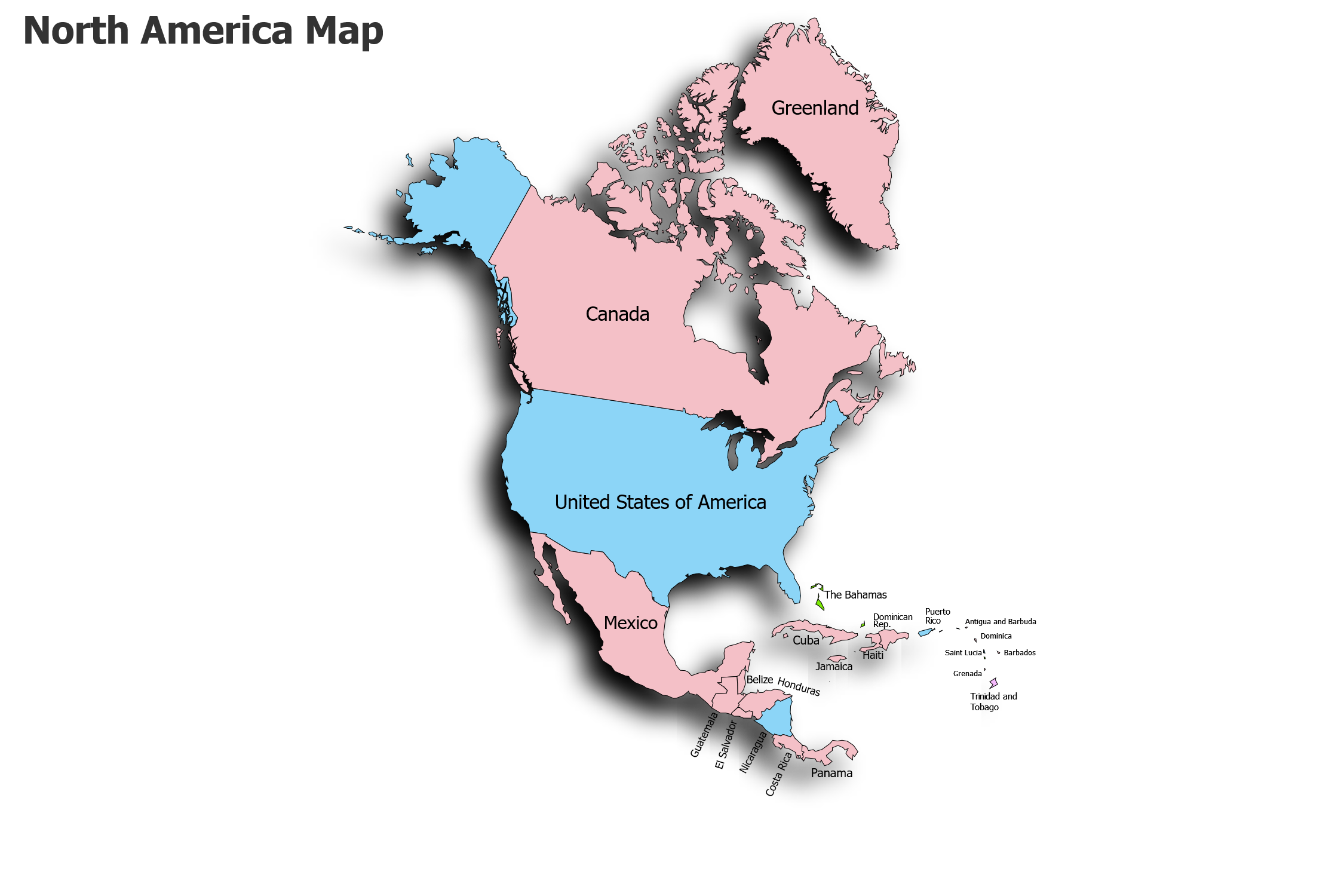 Introduction to Introduction to worlds third largest continent North America